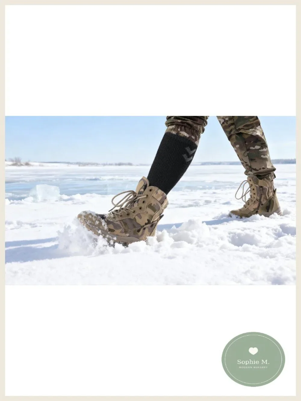 Over-The-Calf Alpaca Wool Boot Socks Thermal Winter Hiking